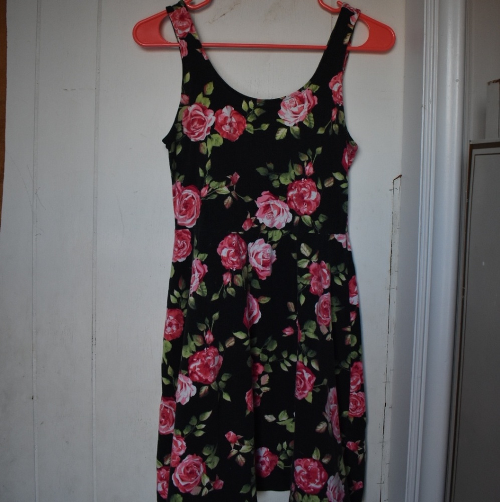 Black Floral Dress